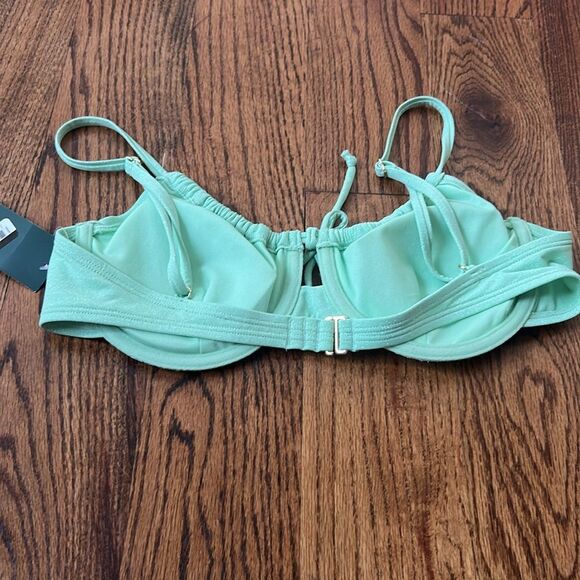 Wild Fable Green Underwire Bikini Top Size L New with Tags - Picture 3 of 4